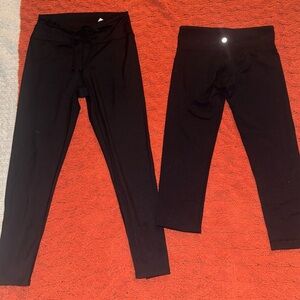 LULULEMON LEGGINGS BUNDLE & V BOWTIE UNBRANDED.